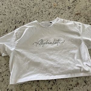 Alphalete White crop top